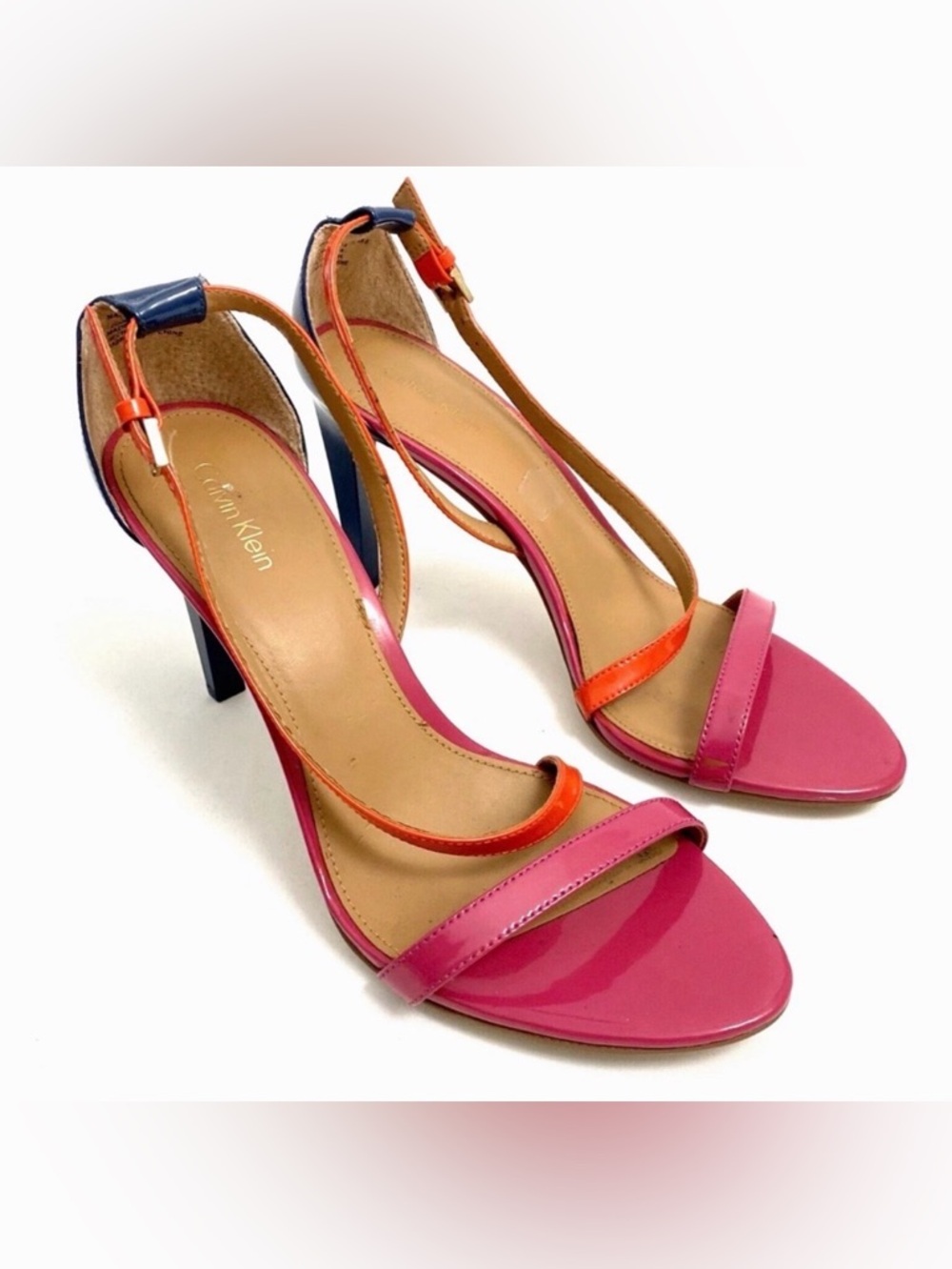Calvin Klein Colorful Strappy Heels